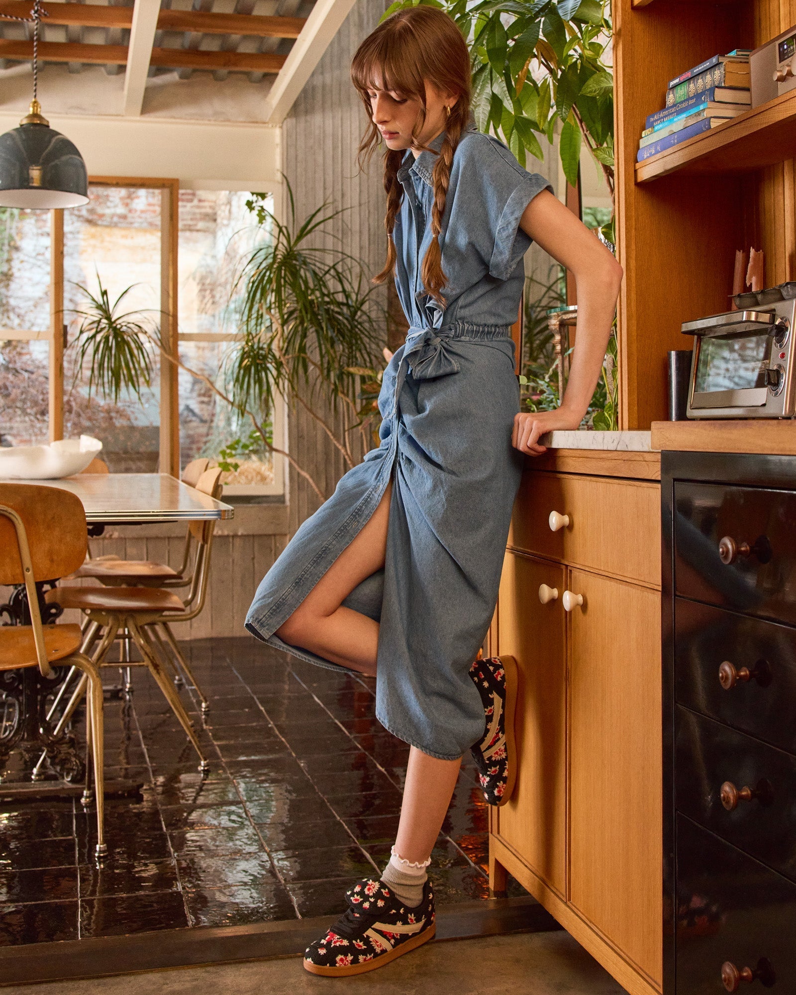 TORI DENIM DRESS