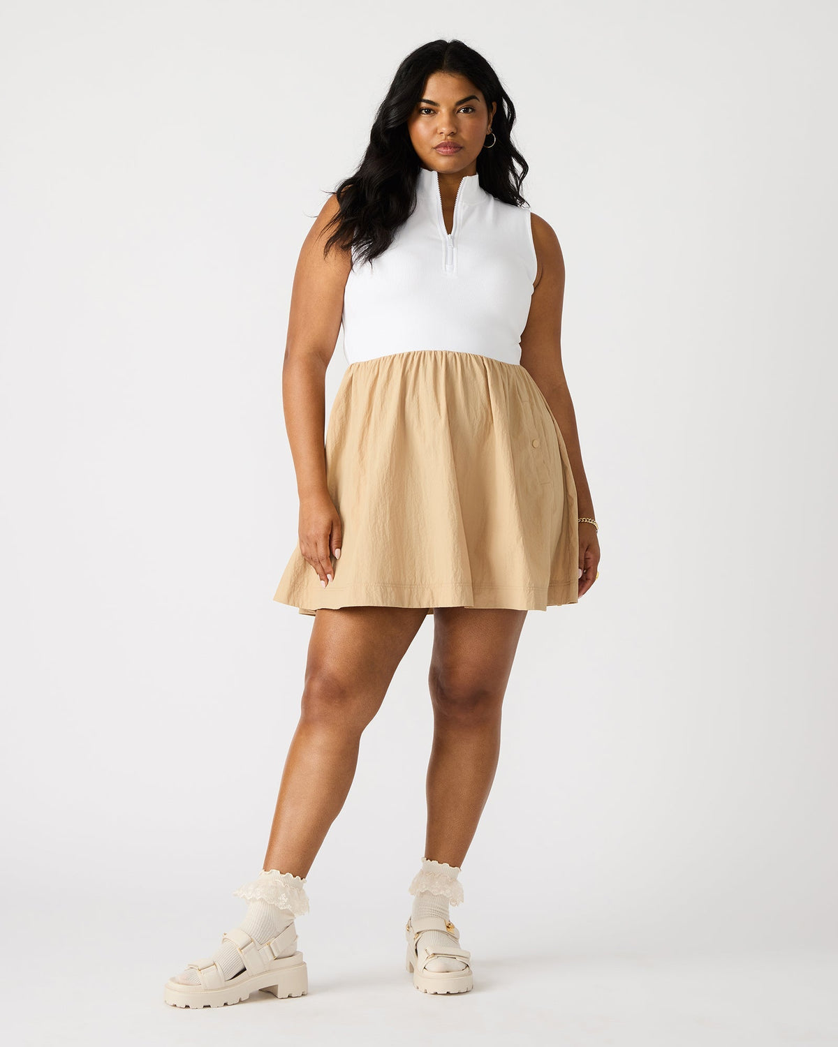 LYON DRESS TAUPE