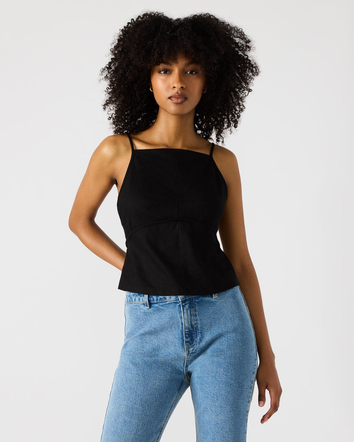 TIEGAN TOP BLACK