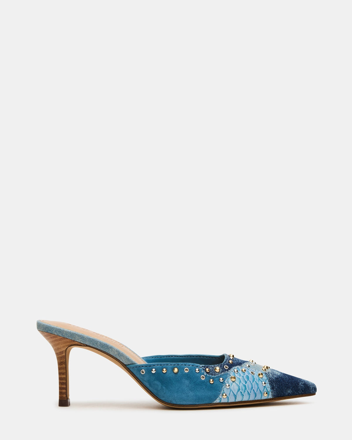 ALEXI DENIM MULTI STUDS