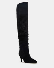 LINGER BLACK SUEDE